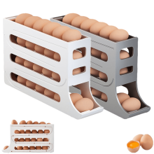 Egg Holder for Fridge 4-Tier 30-Egg Capacity