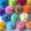 Paper Pompoms for Wedding Decor 10-25cm Beige 2