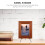 Display Shelf Plate Stand Iron Foldable 4 Pcs 6
