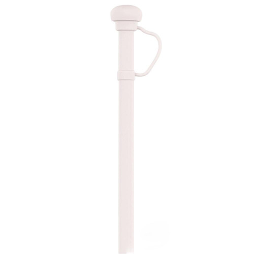Silicone Reusable Drinking Straw with Cap, 1 piece 1