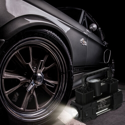Αεροσυμπιεστής βαρέως τύπου 12V 150PSI με φορητή τσάντα 2