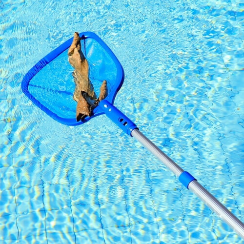 Rede para piscina com cabo telescópico de 3 seções 2