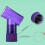 LNGOOR hair dryer diffuser attachment purple 5