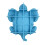 Christmas decorations outdoor wall-mounted aquarium 2