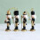 Wooden Soldier Nutcracker Ornament Gold Black Glitter 4
