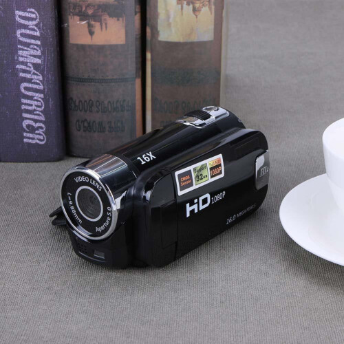 Langt videokamera, 270 rotation, 16 MP, 32 GB, sort 2