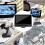 Videoregistratore per auto con 3 telecamere e display da 4 pollici 7