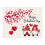 Valentine's Day linen placemat digital print 4 pcs 1