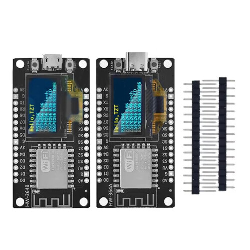 ESP8266 V3 Development Board with 0.96 Inch OLED Display CH340 ESP-12F WiFi Module Parts for /Micropython B 2