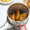 Stainless Steel Deep Frying Pot with Strainer 5.5L 6