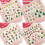 Weihnachtsnagelsticker, 3D-Golddesign, 24 Stück 5