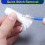 Seam Ripper Set Steel Plastic Handle 4 Pieces 8