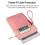 Bolsa para tablet Linyer rosa, 7,9 a 10,8 polegadas, à prova de poeira e água. 2
