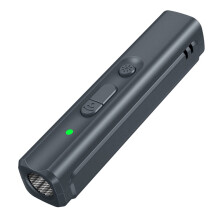 Ultrasonic Dog Bark Trainer Gray Handheld 1pc
