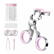 (Green) Contact Lens Applicator Tool, Contact Lens Wearing Aid Tool with Contact Lens Case, Sucker+Tweezer with Soft Tip, Travel Set