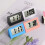 Linyer Mini LED Digital Clock 24H Battery-Powered Orange Red 4