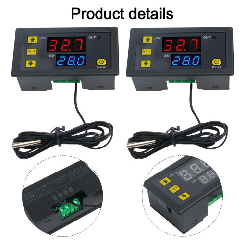 Kit de régulateur de température LLDI AC W3230 5V/12V/24V 2