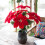Künstliche Weihnachtssternblume Red7-Fork Dekoration 3