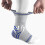 Ankle Brace Nylon Compression Support Grey M 2
