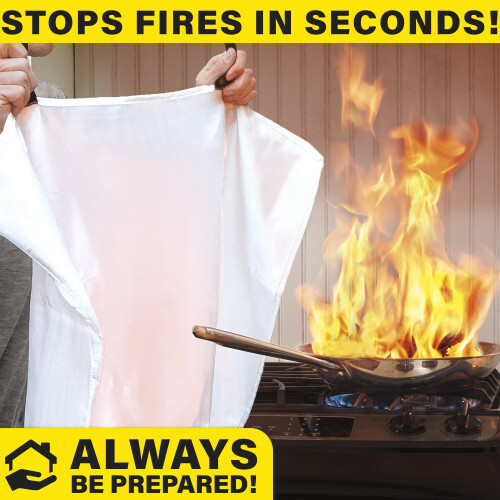 FireGuardian fire blanket emergency use 2