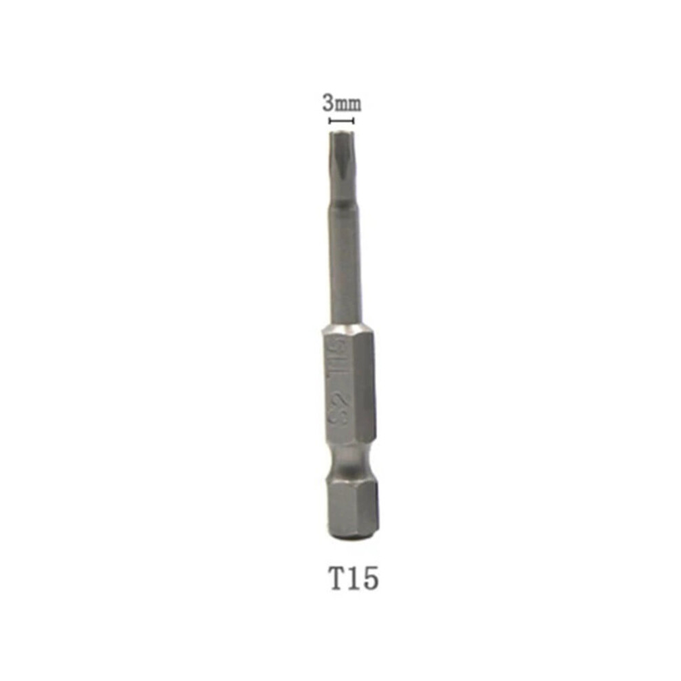 Magnetic Torx Screwdriver Bit T10-T40 50Mm 1/4" Hex Shank 9314556520297