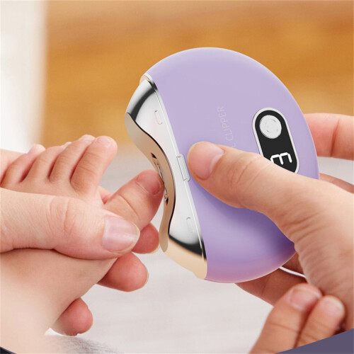 Rechargeable Nail Clipper with UV Lamp and Display 1
