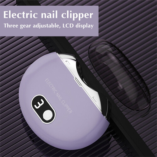 Rechargeable Nail Clipper with UV Lamp and Display 2