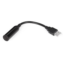 Mini USB recording microphone for PC black