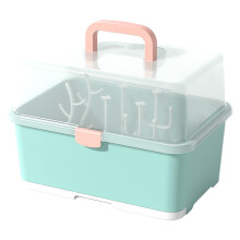 Baby Bottle Drying Box with Pacifier Storage Rack