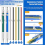 Welding Pencil Set Metal Mechanical Pencil with 96 Round 4