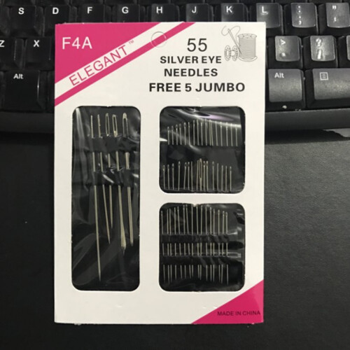 Stainless Steel Sewing Needles Kit 55 pcs 1