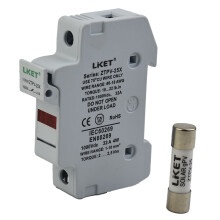Solar PV Fuse Holder 1000V DC 10x38mm gPVLED