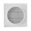 Μάσκα αεραγωγού πλαστική λευκή 200x200x40mm με 3 πτερύγια 3