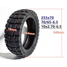 GLFSIL electric scooter tire 10 inch 10x2.75-6.5 tubeless