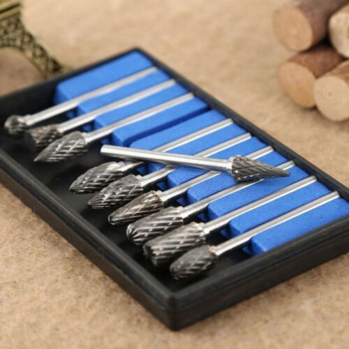 Tungsten Steel Carbide Burrs Set 10 Pcs