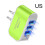 Linyer USB-lampen 3 LED-lampen 110V1000mA 5