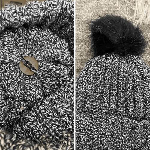 Avtagbara träknappar med pompomer, 50 st 2