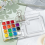 Travel Paint Palette Bundle Mini Acrylic with Clips 3