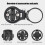 Aluminum Speedometer Support Stand Adjustable Rotatable 6