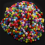 Mjuka pompoms för barnpyssel 10 mm 3000 st 3