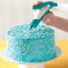 Cake Decorating Pen Tool Kit Blue 6-Piece