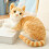 Orange Cat Plush Toy Soft Stuffed Kitten 40cm 6