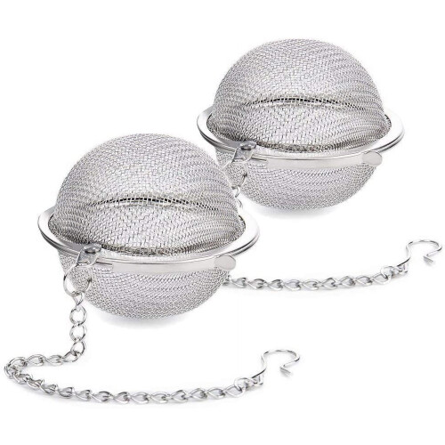 Stainless Steel Tea Infuser Fine Mesh 2 Pieces