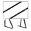 Support mural réglable pour étagère triangulaire Leke 4