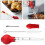 Plastic turkey baster with rubber bulb 12 inches 2