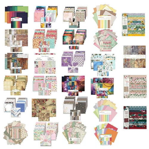 Χαρτί για λεύκωμα 30x30cm Μαύρο 12 φύλλα 1