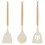 White Silicone Kitchen Tools Heat Resistant 6-Piece 8