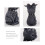 Black Cat Statue Hand-Painted Witch Decor 1pc 5