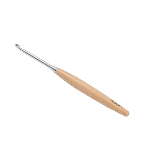 Wooden Handle Crochet Hook for Knitting and DIY