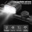 Bicycle headlight and bell combo waterproof USB rechargeable 1